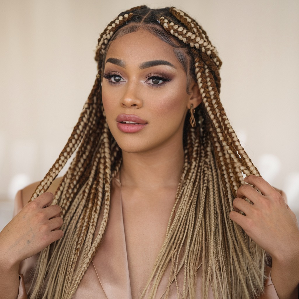 Trenzas con Reflejos