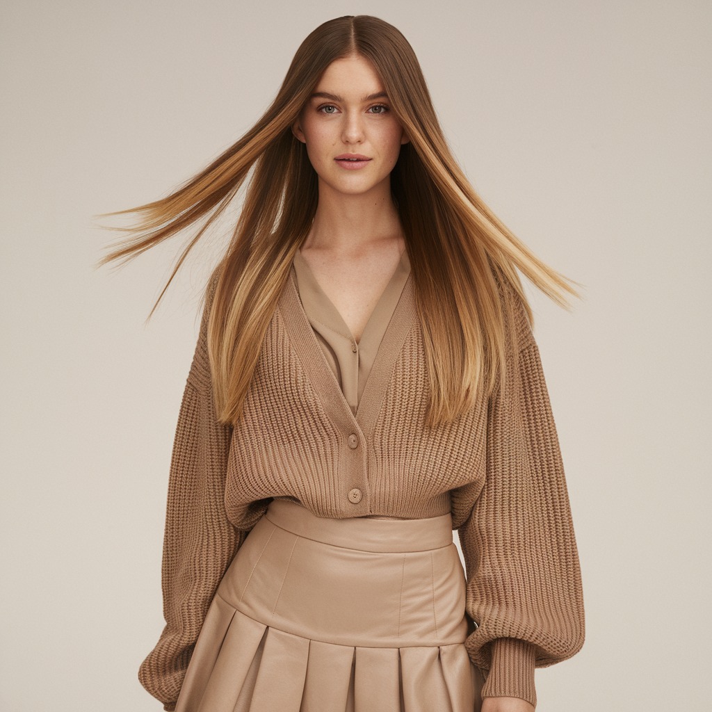 Balayage Caramelo para Cabello Bronde