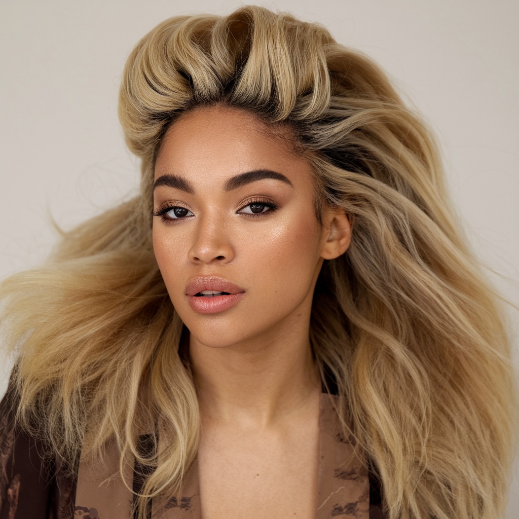 Blowout Faux Hawk para Textura Audaz