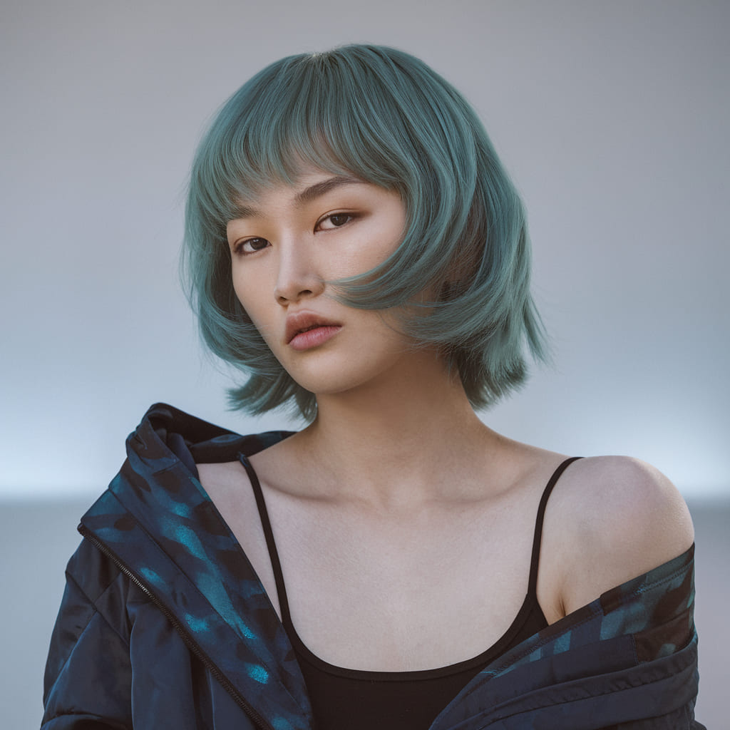 Balayage Verde Azulado