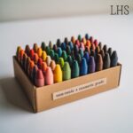 El bálsamo labial de crayón derretido que hice porque quería un tono único